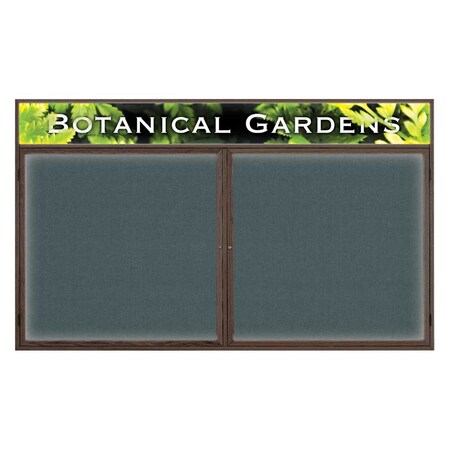 United Visual Products Open Faced Traditional Rounded Corkboard UV641ARC-WHITE-CORK